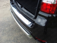 Накладка на задний бампер (лист зеркало) Nissan Terrano (2014 по наст.)