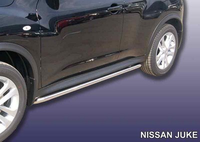 Пороги d42 с гибами Nissan (ниссан) Juke (жук) (2011 по наст.) SKU:93256qw ― PEARPLUS.ru