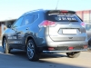 Защита заднего бампера 60 мм с подгибами Nissan (ниссан) X-Trail 2015