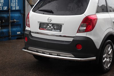 Защита задняя d60 Premium, Opel (опель) Antara 2012- ― PEARPLUS.ru