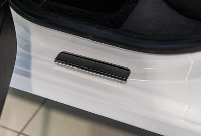 Накладка на внутренние пороги без логотипа (компл. 4шт.),Peugeot 301 2013-