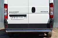 Защита заднего бампера d76 (прямая) Peugeot (пежо) Boxer (боксер) L1H1 2012-