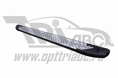 Пороги алюминиевые (Sapphire Silver) Peugeot (пежо) Expert (2014-) SKU:401813qw ― PEARPLUS.ru
