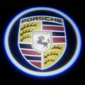 Подсветка в дверь с логотипом Porsche