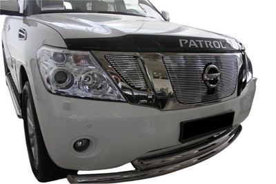 Решетка радиатора (к-т) 3 поз. (полоска)  Nissan Patrol 