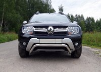 Защита передняя (кенгурин) 60, 3 мм Renault (рено) Duster 2015