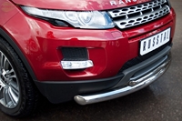 Защита бампера передняя из нержавеющей стали. 76мм_42 (дуга) Land Rover (ленд ровер) Range Rover Evoque Prestige u Pure (2011 по наст.) 