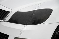 Накладки для самостоятельного изготовления ресничек на передние фары Skoda (шкода) Octavia (седан) 2008—2013