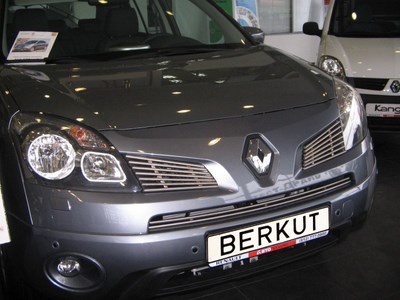 Накладка на решетку бампера d10 Renault Koleos 2008-2011