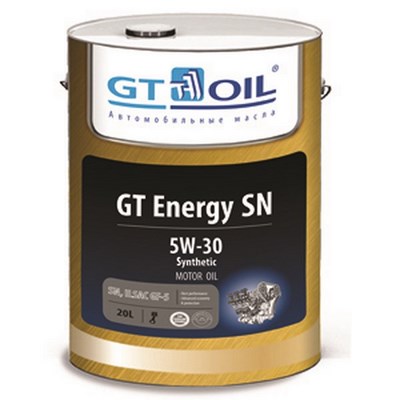 Моторное масло для бензиновых и дизильных двигателей GT Energy SN   (Синтетика)  5W30 (20л) ― PEARPLUS.ru