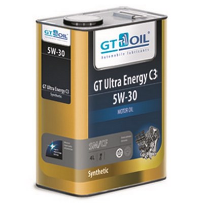 Моторное масло для бензиновых и дизильных двигателей GT Ultra Energy C3 5W30  (Синтетика)   5W30 (4л)