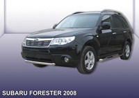 Пороги d76 труба Subaru (субару) Forester (форестер) (2008-2012) 