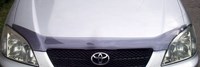 Дефлектор капота дымчатый (для хэтчбека) Toyota (тойота) Corolla (2001-2006) 