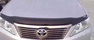 Дефлектор капота тёмный Toyota Camry (2012 по наст.) SKU:168003qw