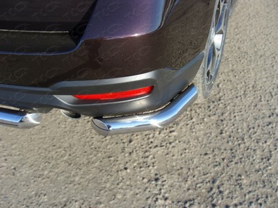 Защита задняя (уголки) 60,3 мм (короткие) Subaru Forester 2013