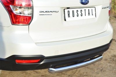 Защита заднего бампера d63 (дуга) Subaru Forester 2013-
