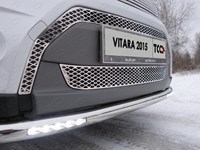 Решетка радиатора верхняя (лист) Suzuki (сузуки) Vitara 2015