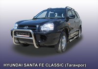 Кенгурятник d57 низкий  Hyundai (хендай) Santa Fe (санта фе) ТаГАЗ (2006 по наст.) 