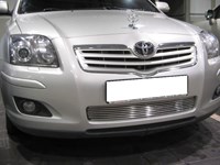 Накладка на решетку бампера d10 Toyota (тойота) Avensis 2006-2008