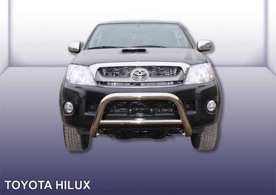 Кенгурятник d76 низкий Toyota (тойота) HiLUX (хайлюкс) (2010 по наст.) ― PEARPLUS.ru