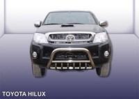 Кенгурятник d57 низкий с защитой картера Toyota (тойота) HiLUX (хайлюкс) (2010 по наст.) 