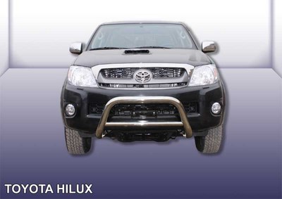 Кенгурятник d57 низкий Toyota (тойота) HiLUX (хайлюкс) (2010 по наст.) ― PEARPLUS.ru