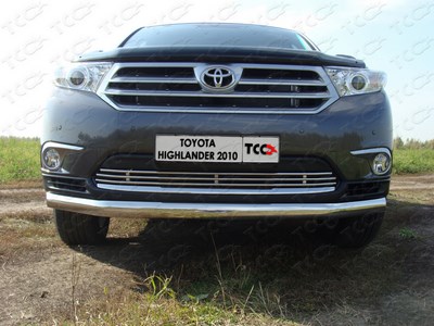 Решётка радиатора 12 мм Toyota (тойота) Highlander 2010 ― PEARPLUS.ru