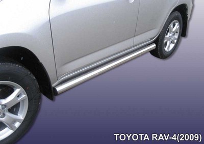 Пороги d76 труба Toyota (тойота) RAV4 (рав 4) (2009-2010) ― PEARPLUS.ru