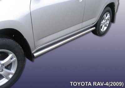 Пороги d57 труба Toyota (тойота) RAV4 (рав 4) (2009-2010) ― PEARPLUS.ru