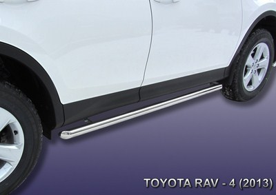 Пороги d57 труба Toyota (тойота) RAV4 (рав 4) (2012 по наст.) ― PEARPLUS.ru