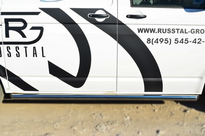 Пороги труба d63 (вариант 1)  (правый) VOLKSWAGEN Multivan/Caravelle 2010- ― PEARPLUS.ru