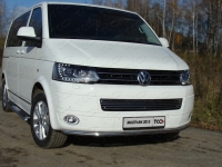Защита передняя нижняя 42, 4 мм Volkswagen (фольксваген) T5 Transporter/Multivan (2009 по наст.) ― PEARPLUS.ru