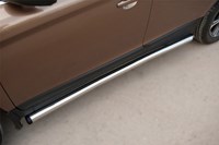 Пороги труба d63 (вариант 2) Volvo (Вольво) XC 60 2008-2013