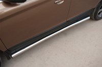 Пороги труба d63 (вариант 3) Volvo (Вольво) XC 60 2008-2013