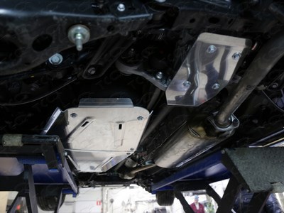 Защита бака (алюминий) 4мм Toyota RAV4 2015