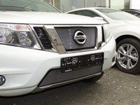 Защита радиатора Nissan (ниссан) Terrano 2014- chrome низ