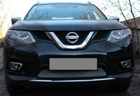 Защита радиатора Nissan (ниссан) X-Trail 2015- chrome