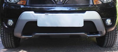 Защита радиатора  Renault Duster 2015- black низ