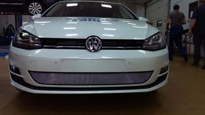 Защита радиатора Volkswagen Golf VII chrome 