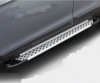 Пороги аллюминиевые с накладками  Chevrolet Captiva (2011 по наст.)