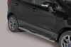 Боковые пороги овальные с площадкой нержавеющая сталь Ford (Форд) Ecosport (2014 по наст.) 