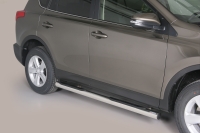 Боковые пороги (подножки) Toyota RAV4 (2013 по наст.) SKU:49535qw