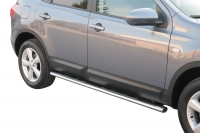 Боковые подножки (Пороги, Защита порогов) Nissan Qashqai 2 (2010 по наст.) SKU:140066qw