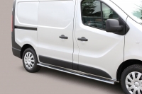 Пороги труба (овал) Opel Vivaro (2014 по наст.) SKU:328607qw