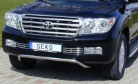 Защита бампера передняя,нижняя дуга Toyota Land Cruiser J200 (2008-2011)