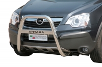 Защита бампера передняя нерж.сталь (63мм).   Opel  Antara (2006-2010)