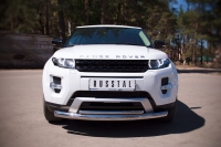 Защита переднего бампера d76/42 (дуга) Land Rover (ленд ровер) Range Rover Evogue (эвок) Dinamic (2011 по наст.)  ― PEARPLUS.ru