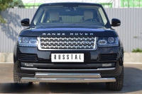 Защита переднего бампера 75х42 (дуга) 75х42 (дуга) Land Rover (ленд ровер) Range Rover Vogue (2013 по наст.) ― PEARPLUS.ru
