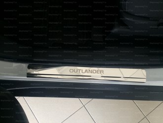 Накладки на пороги Mitsubishi Outlander SKU:469237qw