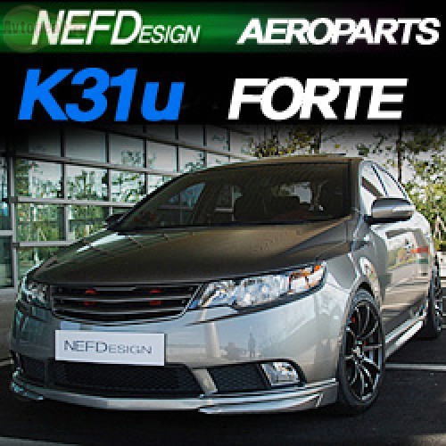Аэрообвес K31u - передний / боковой для KIA Forte (NEFDesign)